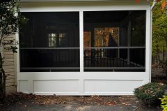 White Versatex interior and exterior trim.