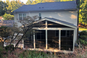 21' x 14' Screen Porch with Eze Breeze Windows - Burke, VA