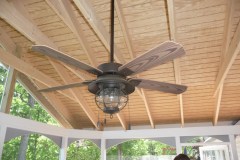 Deck and Screen Porch in Azek Fawn and Trex Transcends Railing - Ashburn, VA