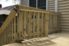 Pressure treated pine deck - Falls Church, VA