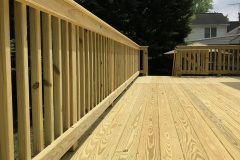 Pressure treated pine deck - Falls Church, VA