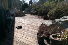 Deck in Wolf Amberwood & Westbury railing - Springfield, VA