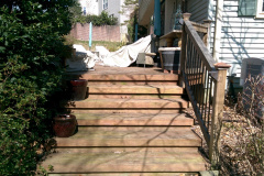 Deck in Wolf Amberwood & Westbury railing - Springfield, VA