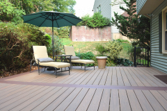 Deck in Wolf Amberwood & Westbury railing - Springfield, VA