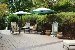 Deck in Wolf Amberwood & Westbury railing - Springfield, VA