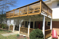 Screen porch and deck in C-Select decking - McLean, VA