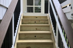 Screen porch and deck in C-Select decking - McLean, VA