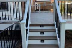 Wolf Amberwood decking with Trex Transcends railing - Dunn Loring, VA