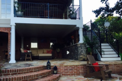 Open porch in Azek Morado and Fortress railing - Leesburg, VA