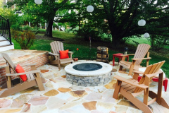 Open porch in Azek Morado and Fortress railing - Leesburg, VA
