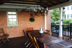 Open porch in Azek Morado and Fortress railing - Leesburg, VA