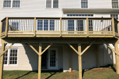 Pressure Treated Wood deck - Potomac Falls, VA