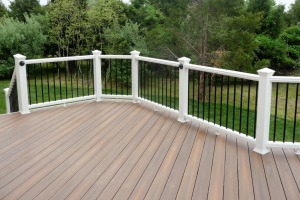 Fiberon Ipe decking. Trex Transcends railing - Vienna, VA