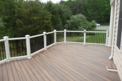 Fiberon Ipe decking. Trex Transcends railing - Vienna, VA
