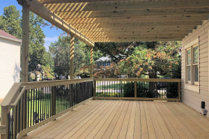 Deck with Sunshade Arbor - Herndon, VA 