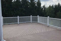 Deck with Trex Transcends Fire Pit decking - Vienna, VA