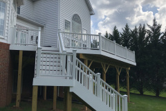 Deck with Trex Transcends Fire Pit decking - Vienna, VA