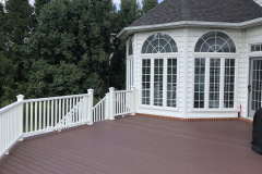 Deck with Trex Transcends Fire Pit decking - Vienna, VA