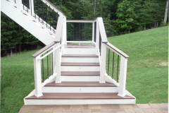 Wolf Amberwood decking, Trex Transcends railing - Woodbridge, VA