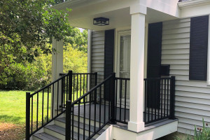 Front Porch in Trex Select Pebble Gray - Falls Church, VA