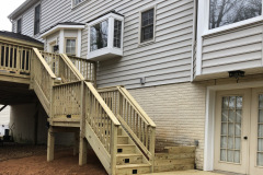 Pressure Treated Pine Screen Porch & Deck - Springfield, VA
