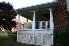 Front porch with Mahogany floor - McLean, VA