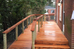 Tigerwood Deck & Cable Rail - Alexandria, VA