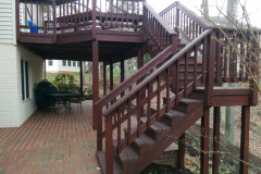 Deck in Trex Transcends Tiki Torch - Springfield, VA