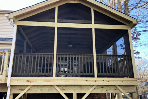 16'x16' screen porch and deck - Springfield, VA