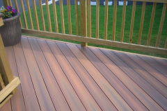 Fiberon Ipe decking and pressure treated wood railing - Woodbridge, VA