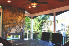Screen porch with deck wrap around - McLean, VA