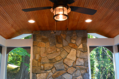 Screen porch with deck wrap around - McLean, VA