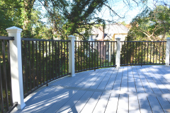 Screen porch with deck wrap around - McLean, VA