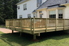 Pressure treated pine deck - Leesburg, VA