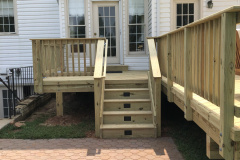 Pressure treated pine deck - Leesburg, VA