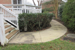 Deck in Wolf Amberwood decking, Trex Signature railing - Fairfax, VA