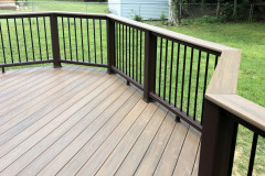 Wolf Amberwood decking & Trex Transcends railing - Lorton, VA