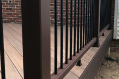 Wolf Amberwood decking & Trex Transcends railing - Lorton, VA