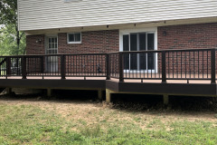 Wolf Amberwood decking & Trex Transcends railing - Lorton, VA