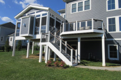 Porch with Sunspace Windows & Deck - Aldie, VA 