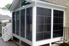 Screen porch with Eze Breeze windows - Burke, VA