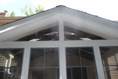 Screen porch with Eze Breeze windows - Burke, VA