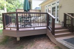 Deck with lattice in Fairfax Station.