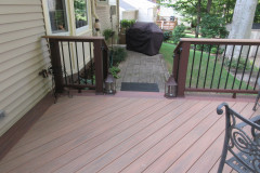 Deck with lattice in Fairfax Station.
