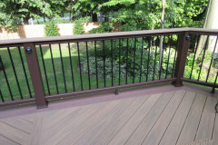 Deck with lattice in Fairfax Station.