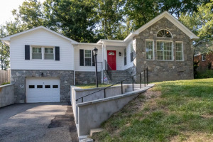 16'x16' addition with fireplace, covered front porch and interior remodeling - Vienna, VA