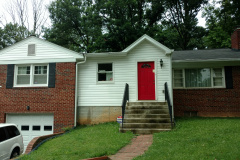 16'x16' addition with fireplace, covered front porch and interior remodeling - Vienna, VA