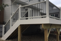 Trex Transcends Island Mist decking and Transcends rail - Burke, VA