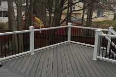 Trex Transcends Island Mist decking and Transcends rail - Burke, VA