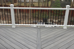 Trex Transcends Island Mist decking and Transcends rail - Burke, VA